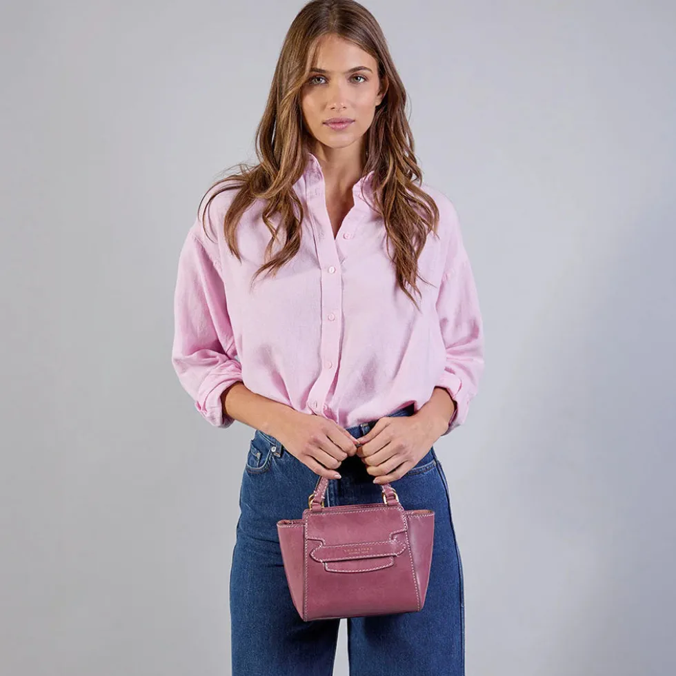 Borsa Donna a Mano THE BRIDGE linea Lucrezia in Pelle Verde Maggiorana