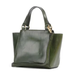 Borsa Donna a Mano THE BRIDGE linea Lucrezia in Pelle Verde Maggiorana