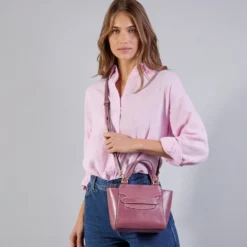 Borsa Donna a Mano THE BRIDGE linea Lucrezia in Pelle Verde Maggiorana