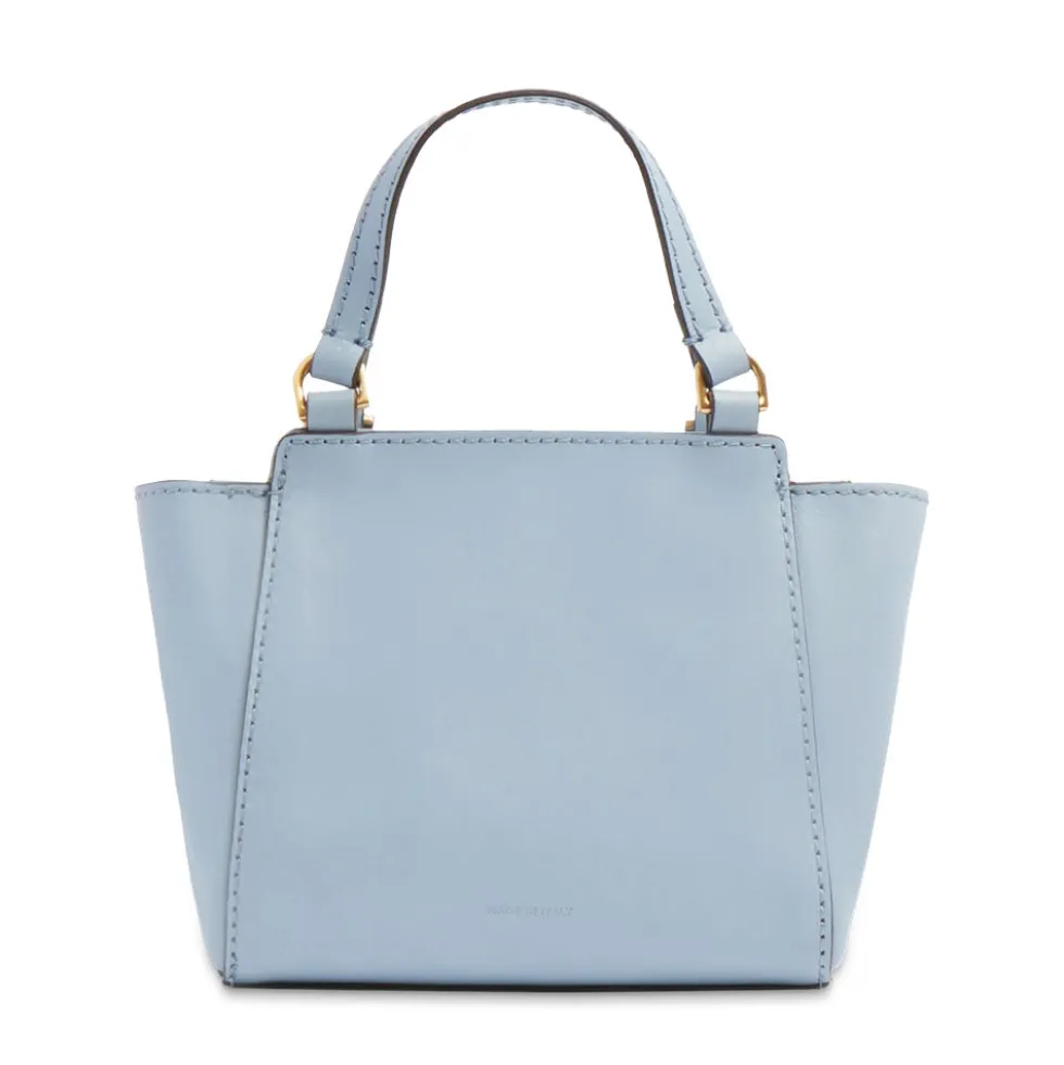 Borsa Donna a Mano THE BRIDGE linea Lucrezia in Pelle Azzurro Acqua