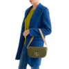 Borsa Donna a Spalla 1A Classe Alviero Martini linea Lake Bag Verde Muschio LD59