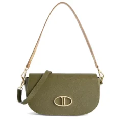 Borsa Donna a Spalla 1A Classe Alviero Martini linea Lake Bag Verde Muschio LD59