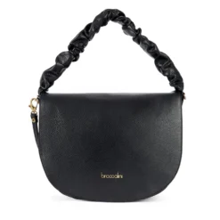 Borsa Donna a Spalla BRACCIALINI linea Naomi in Pelle Nera
