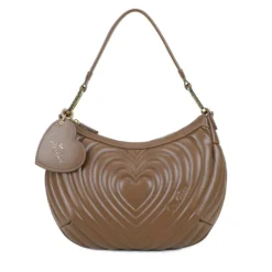Borsa Donna a Spalla BRACCIALINI linea Beth Matelassé Marrone