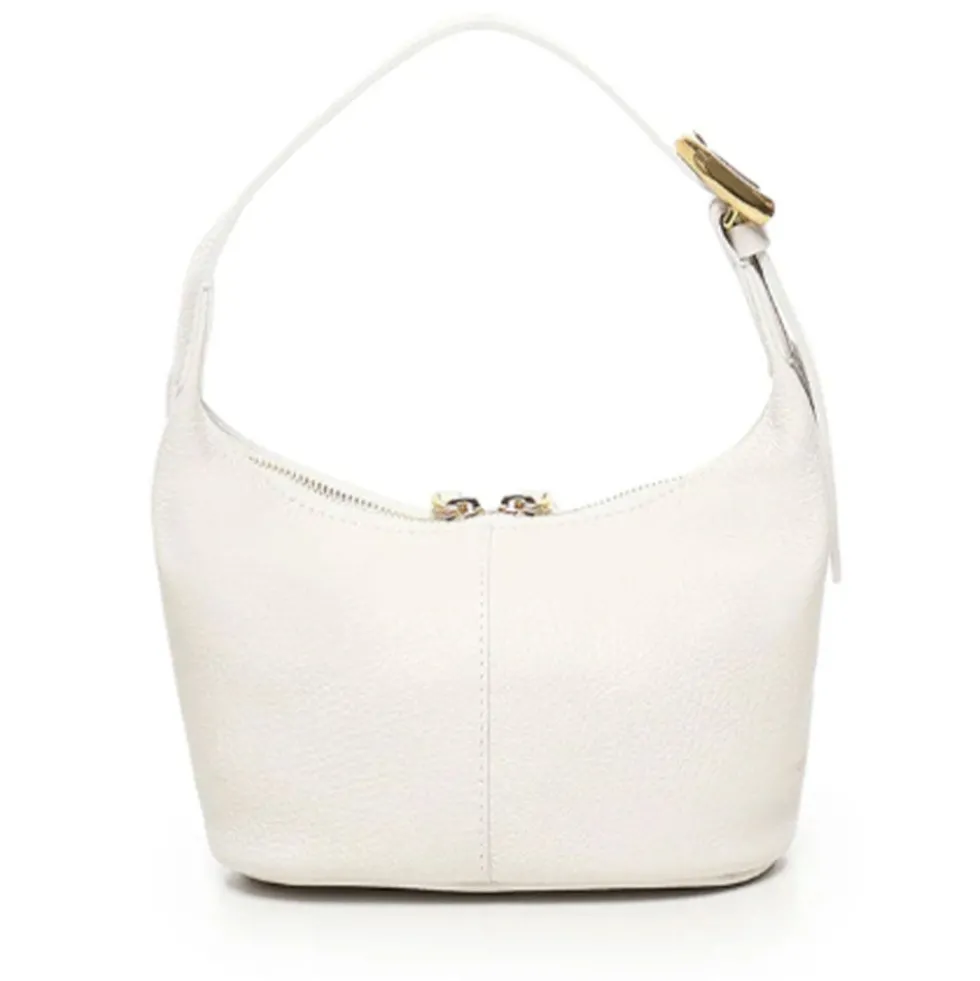 Borsa Donna a Spalla COCCINELLE in Pelle linea Fernanda Small Colore Blanco