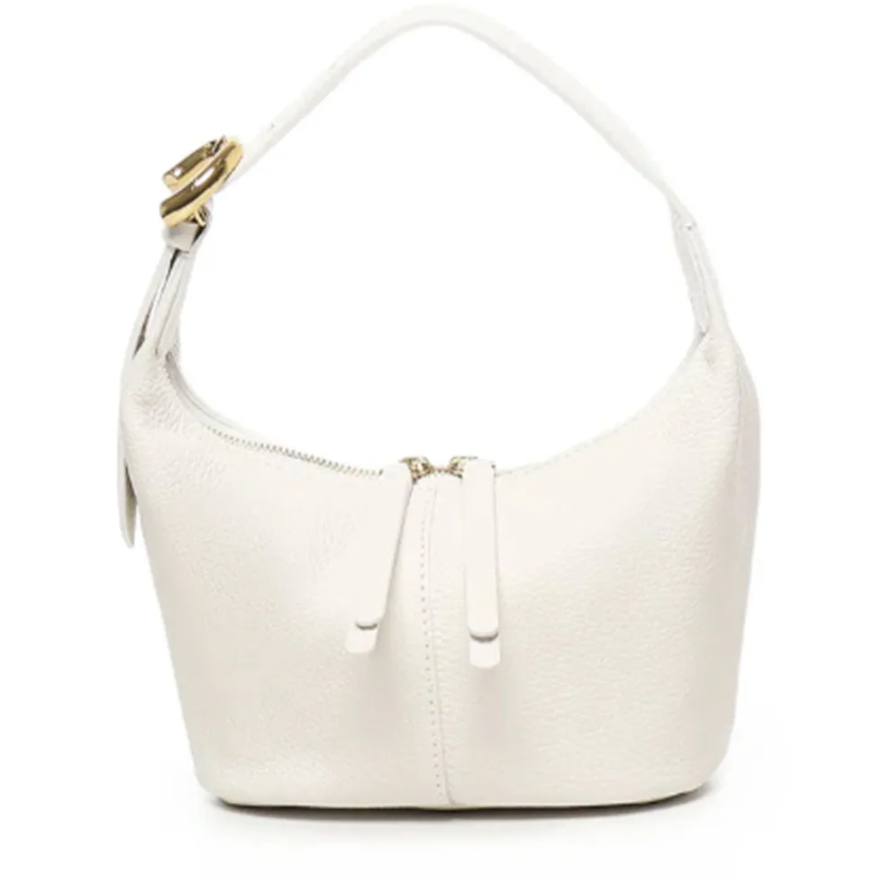 Borsa Donna a Spalla COCCINELLE in Pelle linea Fernanda Small Colore Blanco