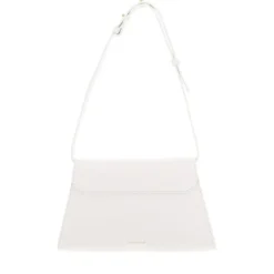 Borsa Donna a Spalla COCCINELLE in Pelle Colore Blanco linea Dew Small