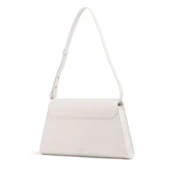 Borsa Donna a Spalla COCCINELLE in Pelle Colore Blanco linea Dew Medium