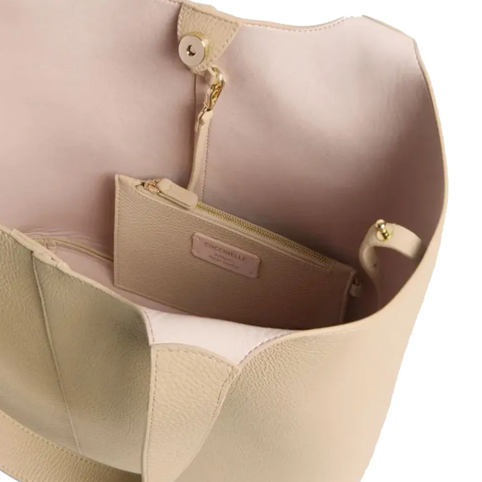 Borsa Donna a Spalla COCCINELLE Linea C-Easy Large Colore Sandshell