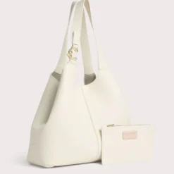Borsa Donna a Spalla COCCINELLE Linea C-Easy Large Colore Pearl