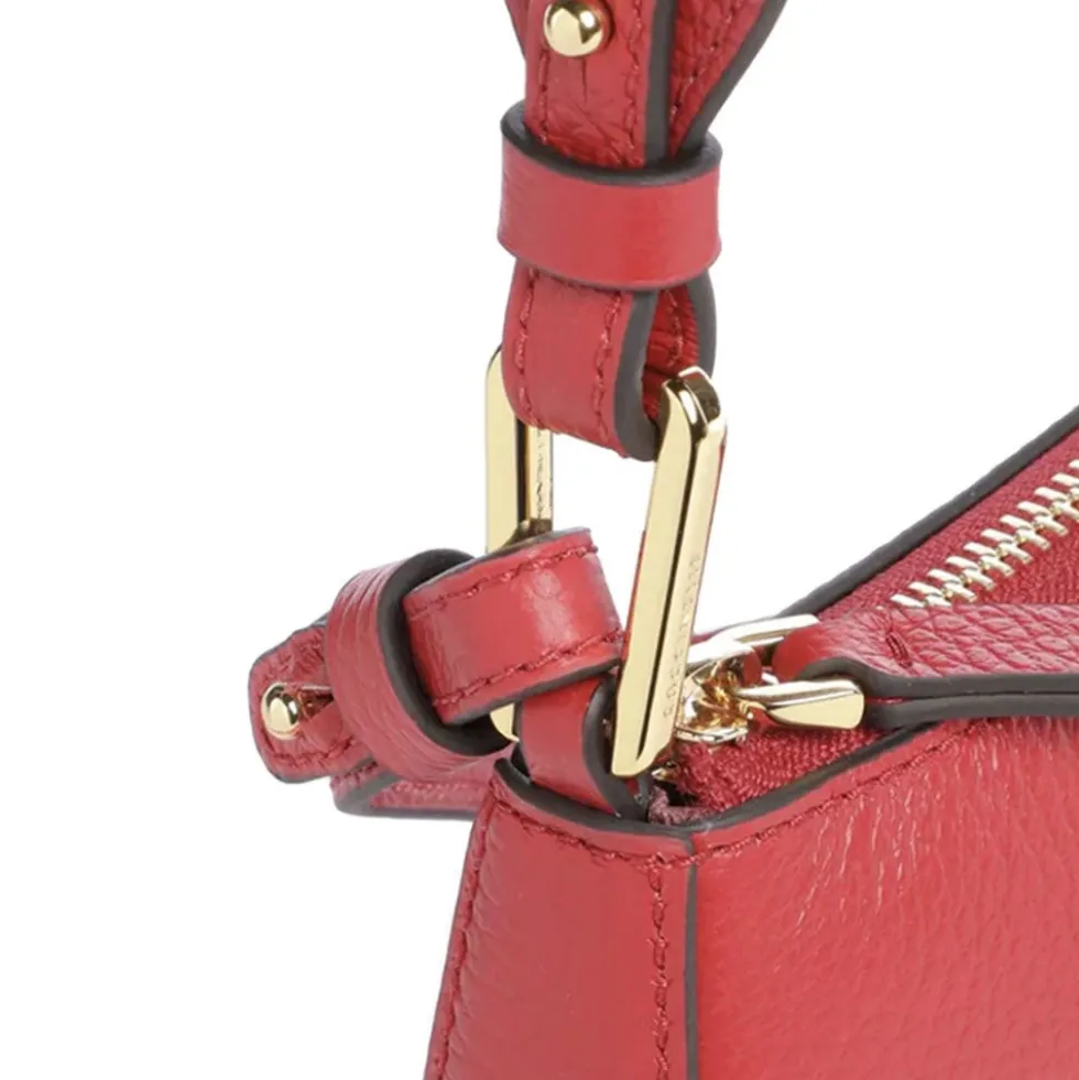 Borsa Donna a Spalla COCCINELLE in Pelle Linea Merveille Colore Scarlet