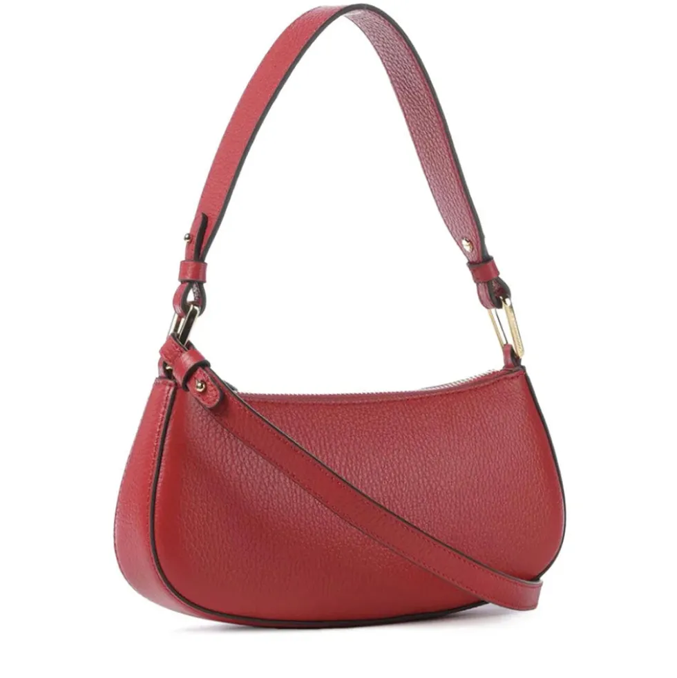 Borsa Donna a Spalla COCCINELLE in Pelle Linea Merveille Colore Scarlet