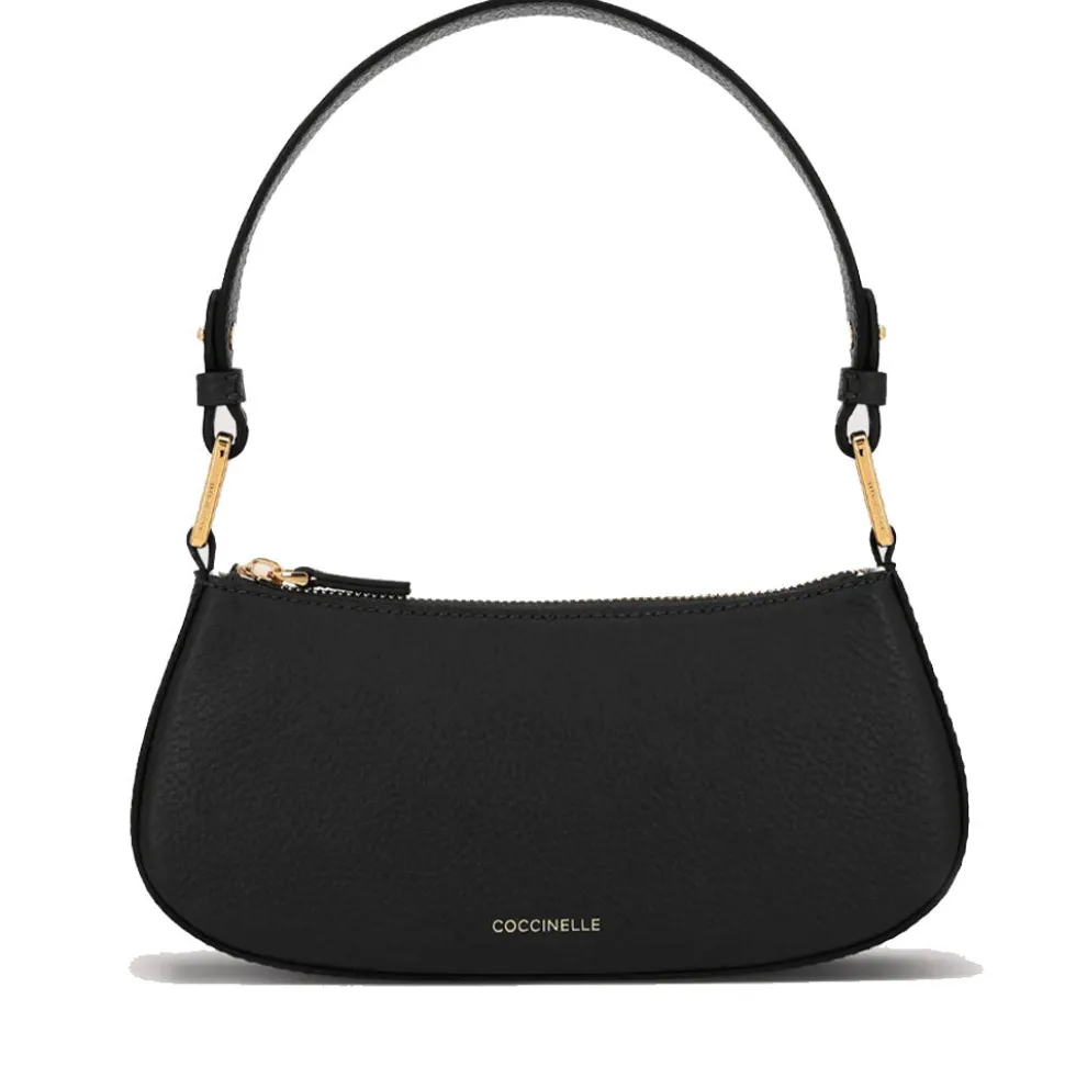 Borsa Donna a Spalla COCCINELLE in Pelle Linea Merveille Colore Nero