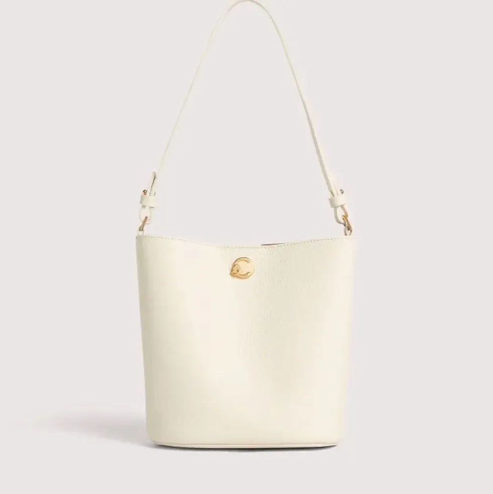 Borsa Donna a Spalla COCCINELLE Linea Nikla Mini Colore Pearl - Cognac