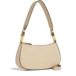 Borsa Donna a Spalla COCCINELLE in Pelle Linea Merveille Colore Sandshell