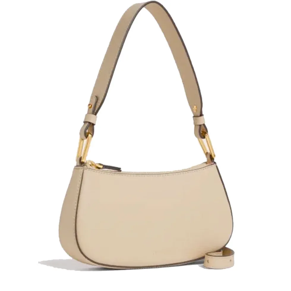 Borsa Donna a Spalla COCCINELLE in Pelle Linea Merveille Colore Sandshell