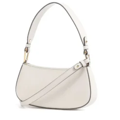 Borsa Donna a Spalla COCCINELLE in Pelle Linea Merveille Colore Pearl