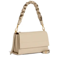 Borsa Donna a Spalla COCCINELLE in Pelle linea Boheme Small colore Sandshell - Seagrass