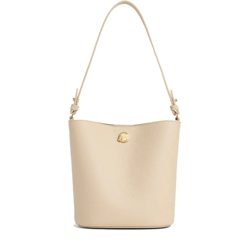 Borsa Donna a Spalla COCCINELLE Linea Nikla Mini Colore Sandshell - Seagrass