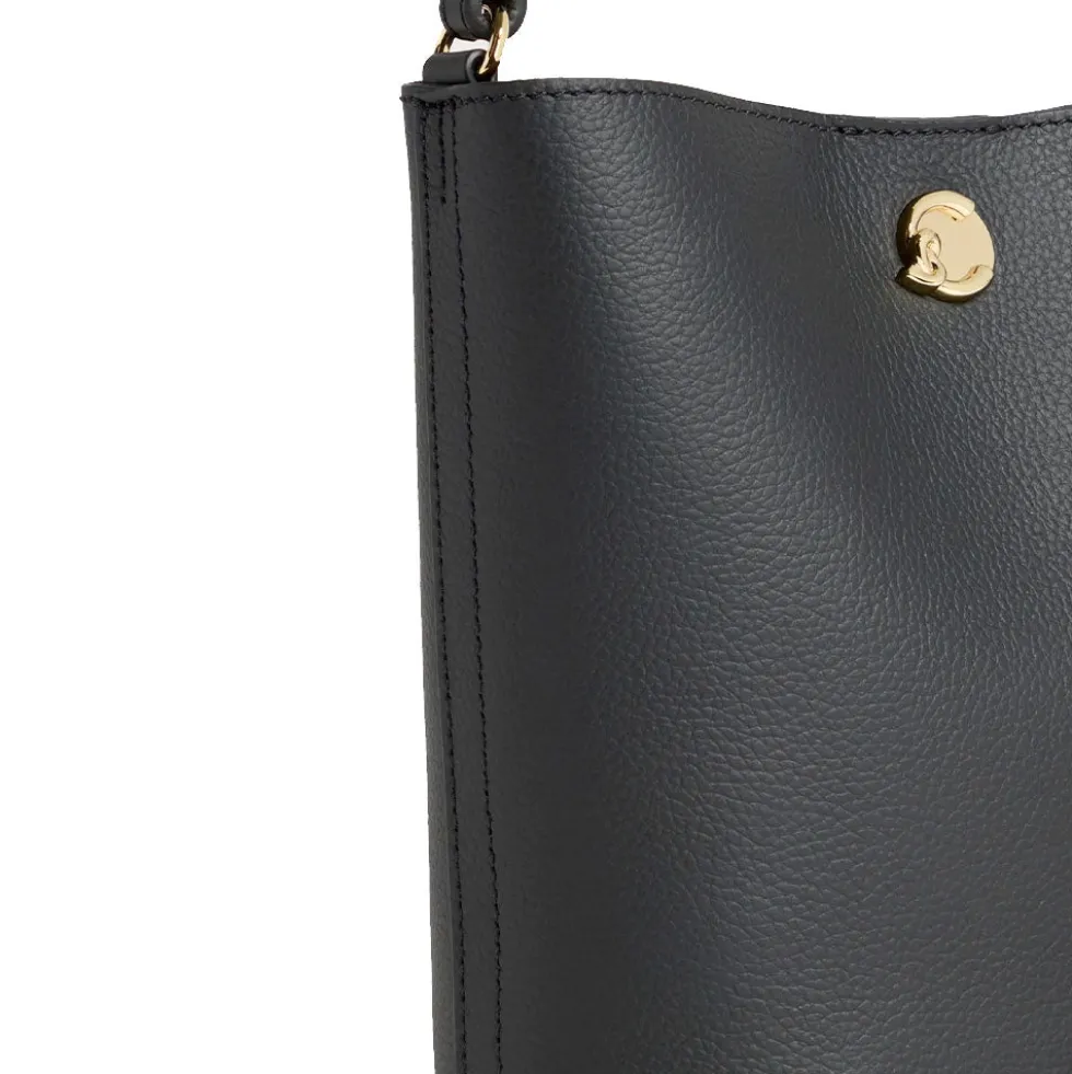 Borsa Donna a Spalla COCCINELLE Linea Nikla Mini Colore Nero - Cognac