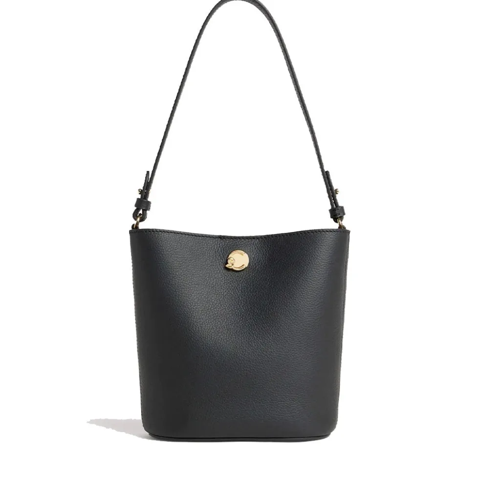 Borsa Donna a Spalla COCCINELLE Linea Nikla Mini Colore Nero - Cognac