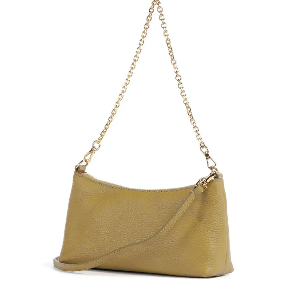 Borsa Donna a Spalla COCCINELLE in Pelle Seagrass Linea Aura