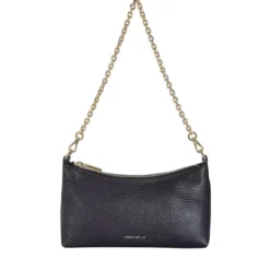 Borsa Donna a Spalla COCCINELLE in Pelle Nera Linea Aura