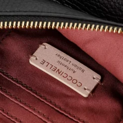 Borsa Donna a Spalla COCCINELLE in Pelle Nera Linea Aura