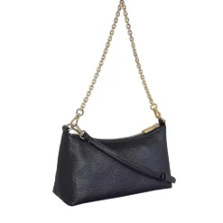 Borsa Donna a Spalla COCCINELLE in Pelle Nera Linea Aura