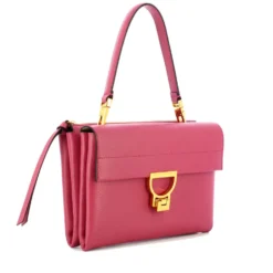 Borsa Donna a Spalla COCCINELLE in Pelle Linea Arlettis colore Rosewood