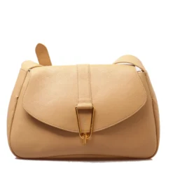 Borsa Donna a Spalla COCCINELLE linea Himma Medium in Pelle Fresh Beige