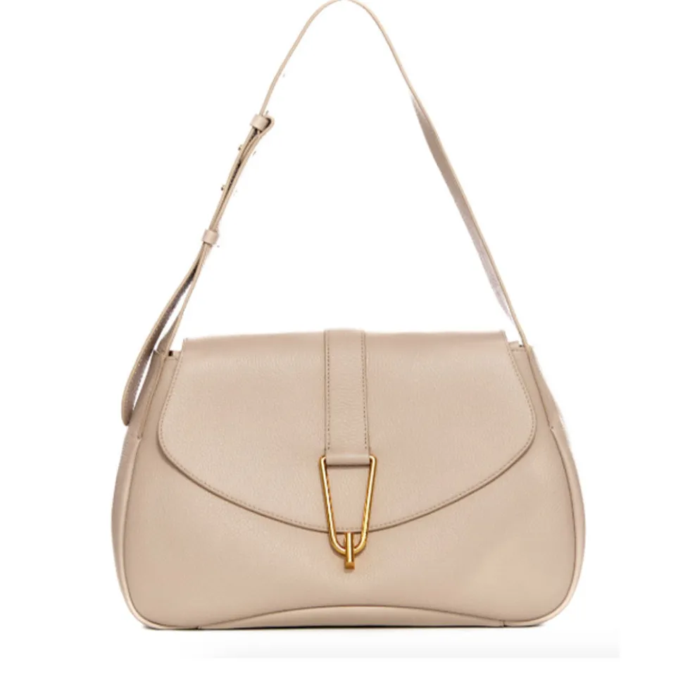Borsa Donna a Spalla COCCINELLE linea Himma Medium in Pelle Powder Pink