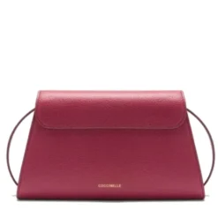 Borsa Donna a Spalla COCCINELLE in Pelle Sangria linea Dew Small