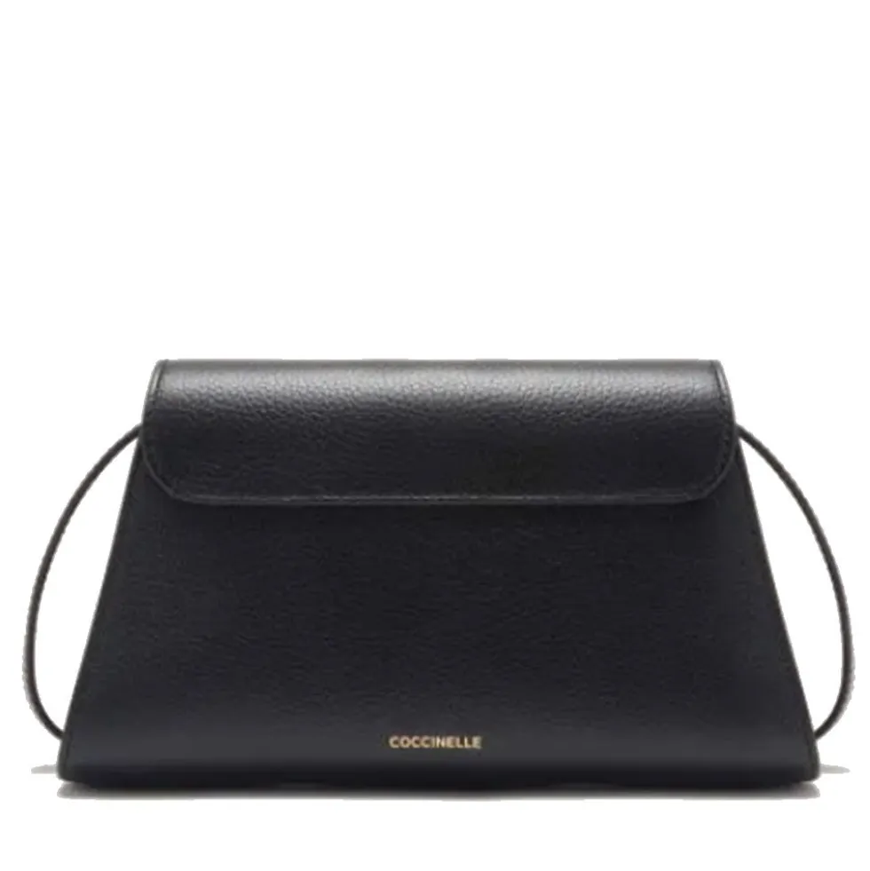 Borsa Donna a Spalla COCCINELLE in Pelle Nera linea Dew Small