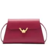 Borsa Donna a Spalla COCCINELLE in Pelle Sangria linea Dew Medium
