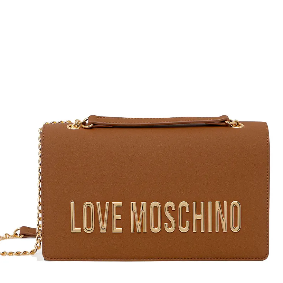 Borsa Donna a Spalla e a Tracolla LOVE MOSCHINO linea Bold Bag color Cuoio