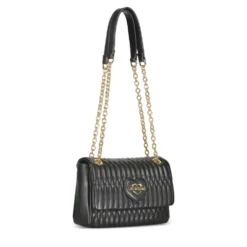 Borsa Donna a Spalla e a Tracolla LOVE MOSCHINO linea Bubby Love in Ecopelle Nera