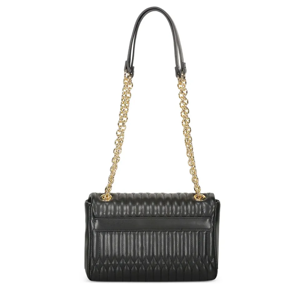 Borsa Donna a Spalla e a Tracolla LOVE MOSCHINO linea Bubby Love in Ecopelle Nera