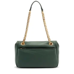 Borsa Donna a Spalla e a Tracolla LOVE MOSCHINO Verde con Maxi Logo