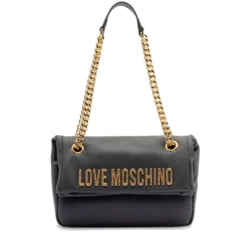 Borsa Donna a Spalla e a Tracolla LOVE MOSCHINO Nera con Maxi Logo