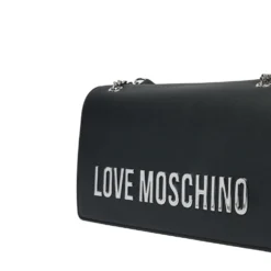 Borsa Donna a Spalla e a Tracolla LOVE MOSCHINO linea Bold Bag colore Nero e Nikel
