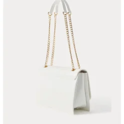 Borsa Donna a Spalla e Tracolla LOVE MOSCHINO in Vernice Bianca