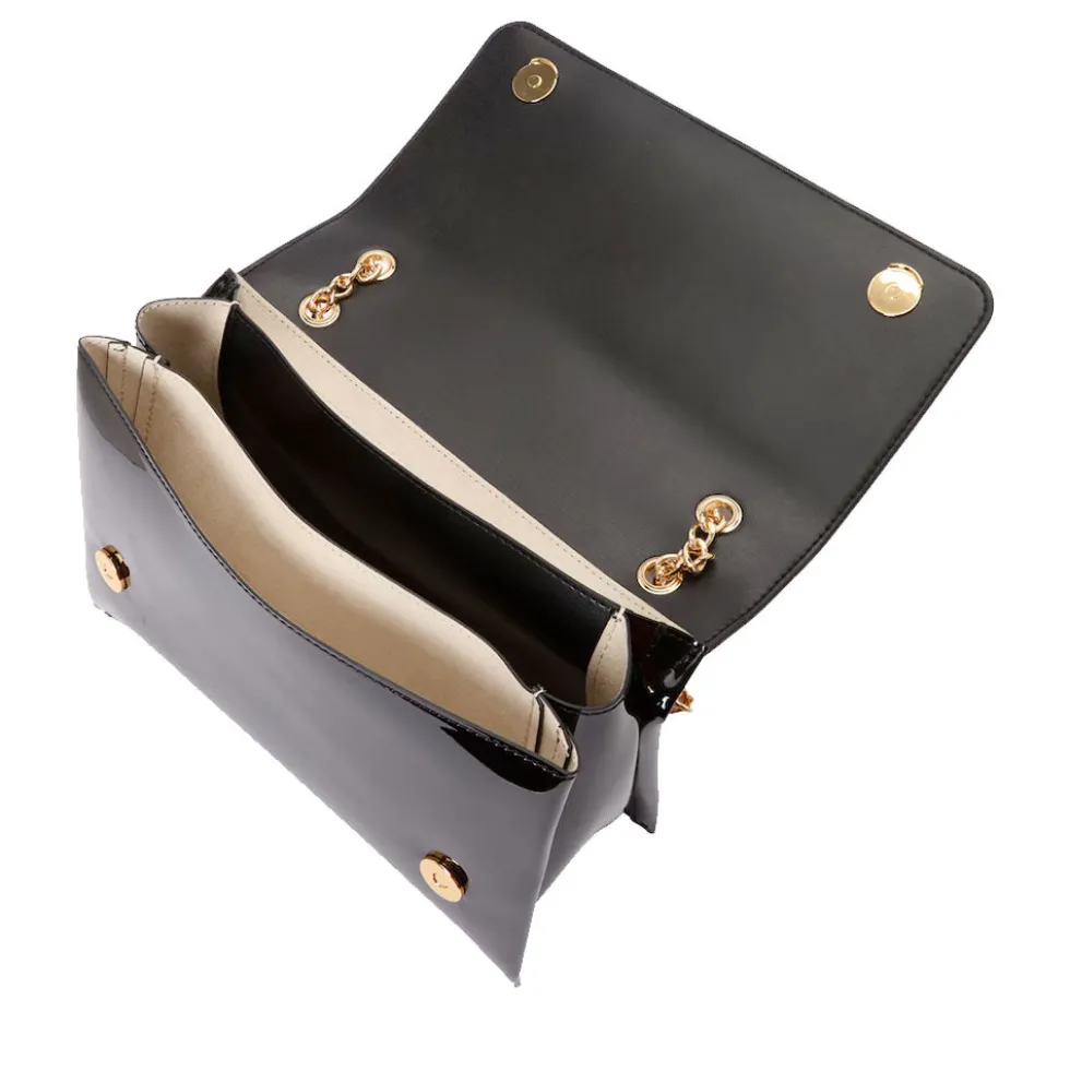 Borsa Donna a Spalla e Tracolla LOVE MOSCHINO in Vernice Nera