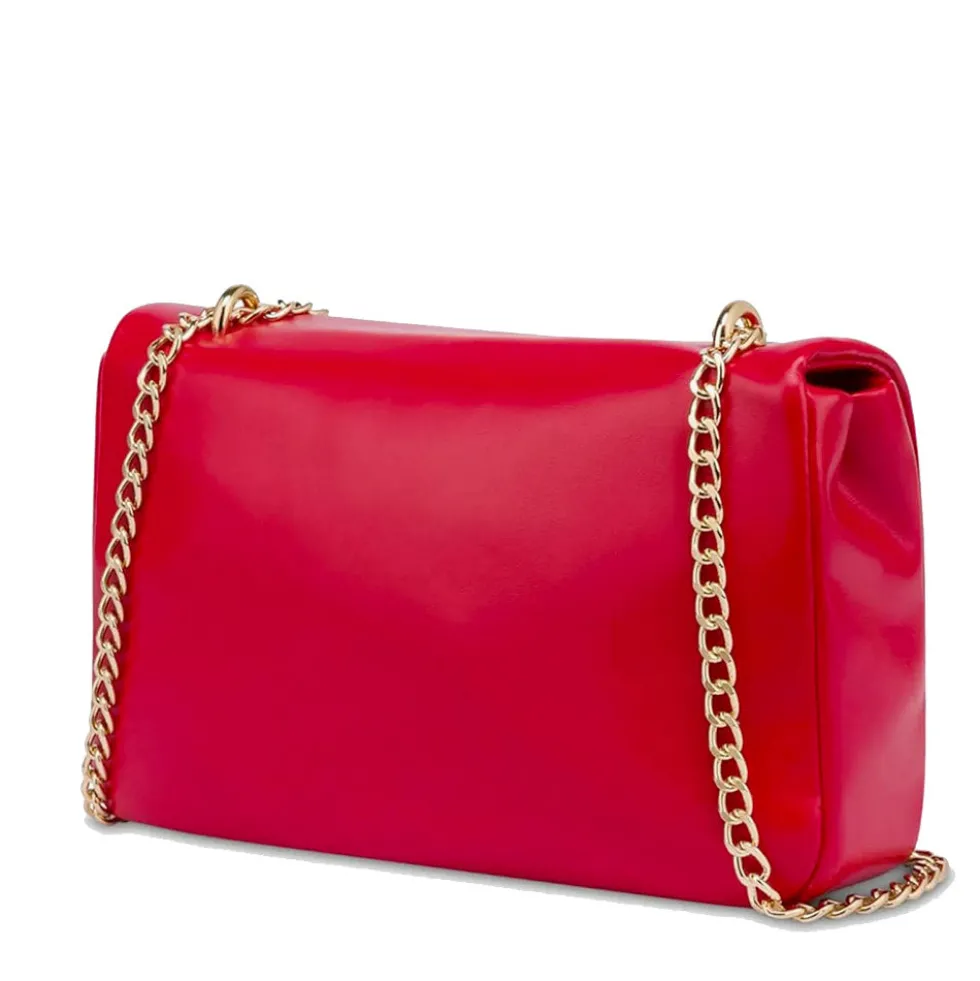 Borsa Donna a Spalla e Tracolla LOVE MOSCHINO linea Clothespin Rossa