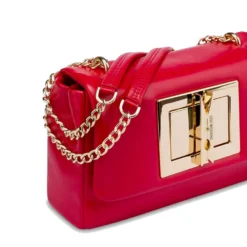 Borsa Donna a Spalla e Tracolla LOVE MOSCHINO linea Clothespin Rossa