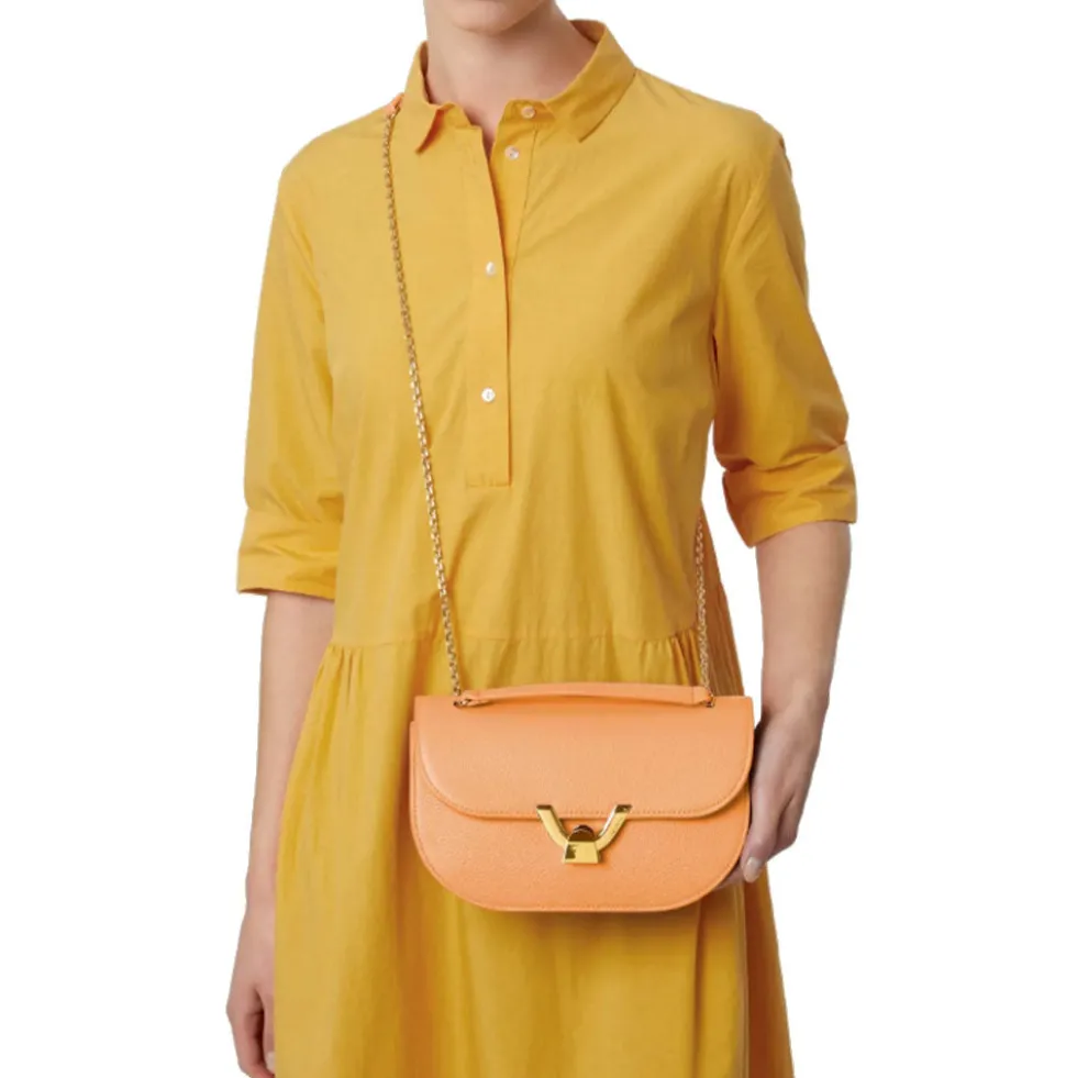 Borsa Donna a Spalla e Tracolla COCCINELLE in Pelle Sunrise linea Dew
