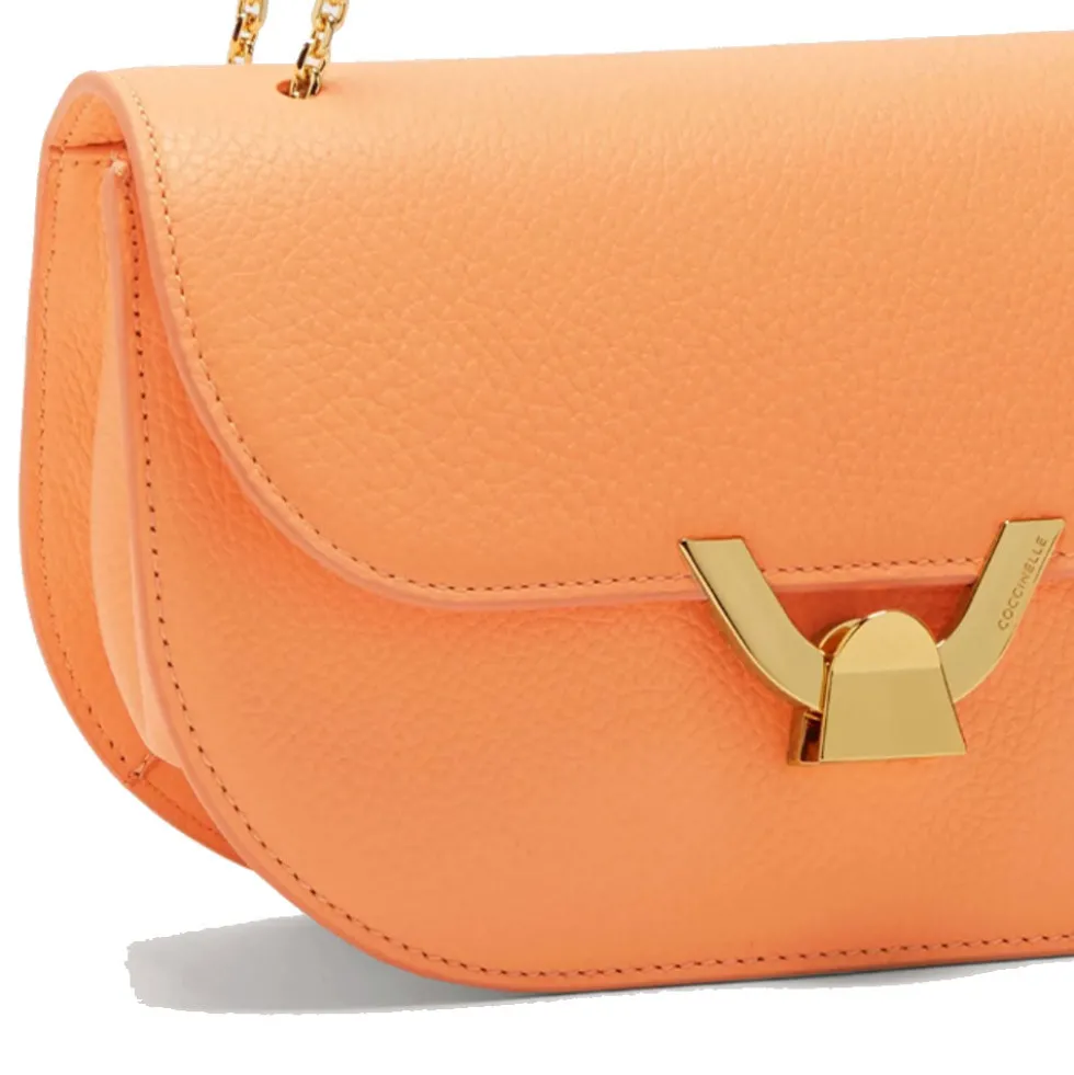Borsa Donna a Spalla e Tracolla COCCINELLE in Pelle Sunrise linea Dew