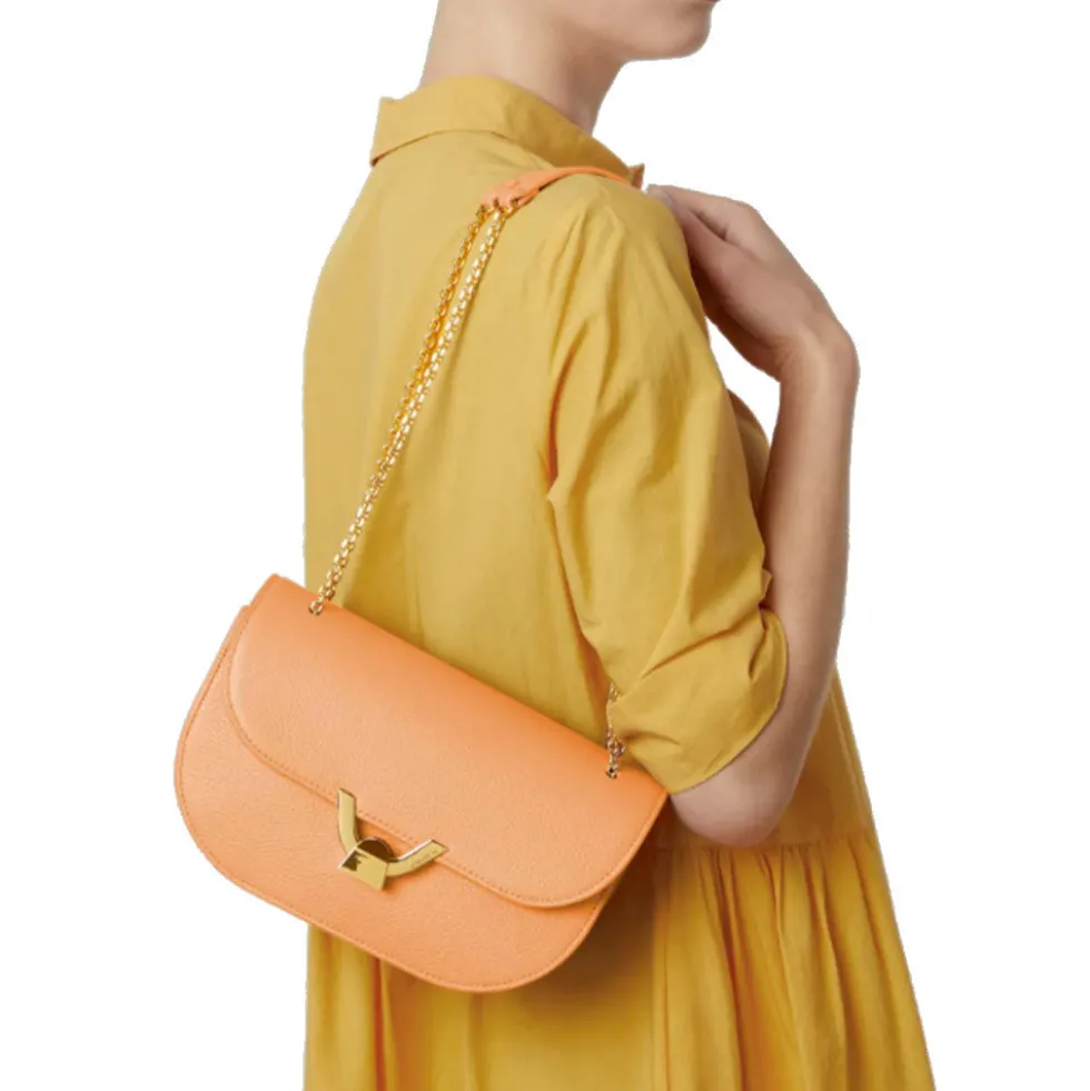 Borsa Donna a Spalla e Tracolla COCCINELLE in Pelle Sunrise linea Dew