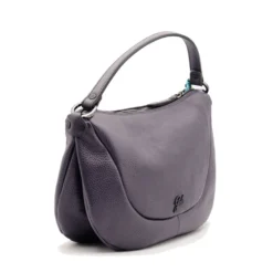 Borsa Donna a Spalla GABS Marty Medium in Pelle Purple Blue
