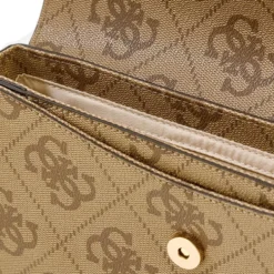 Borsa Donna a Spalla GUESS Linea Sadie colore Latte Logo